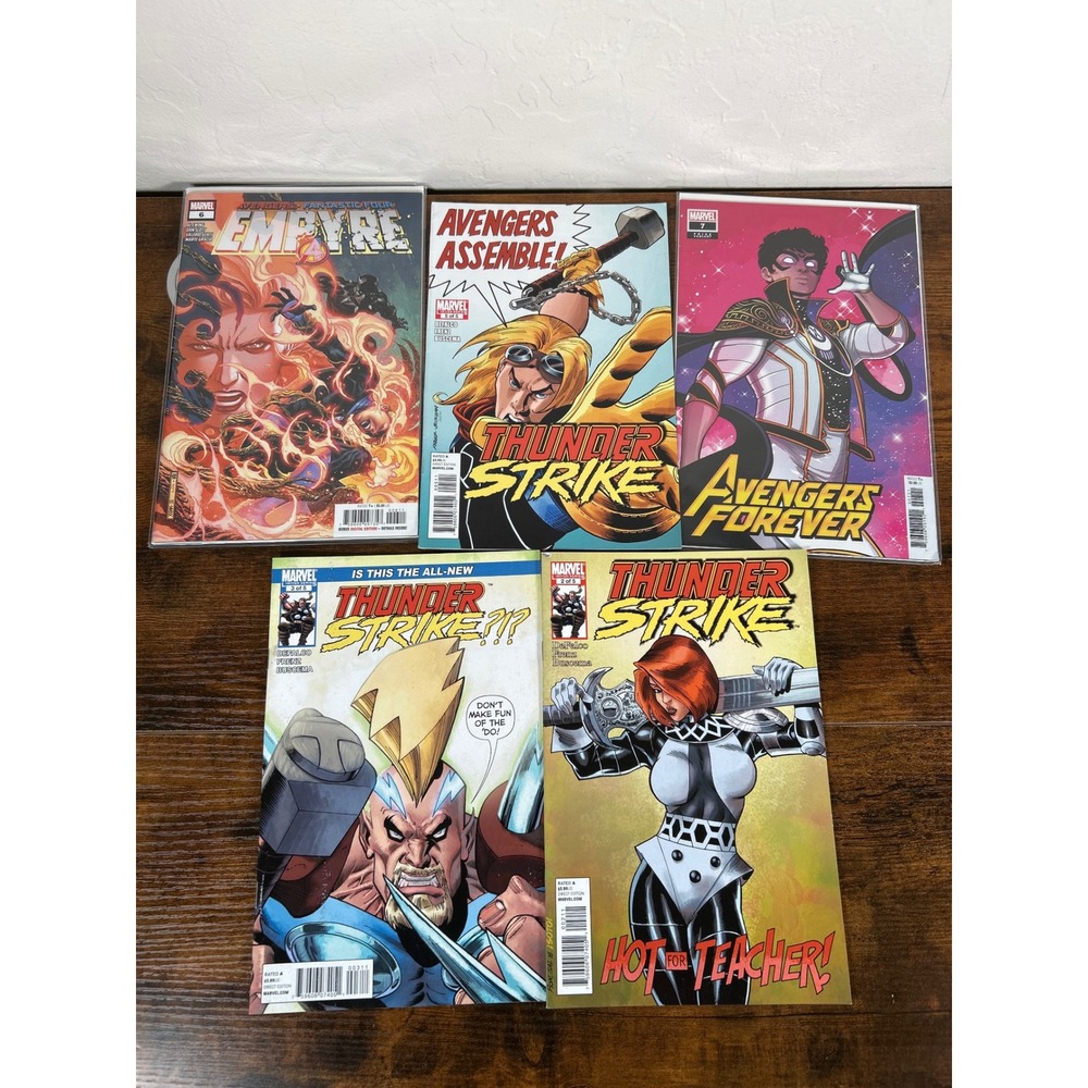 Marvel Comics Lot Thunderstrike 2 3 5 Avengers Forever 7 Pride Empyre 6 Set